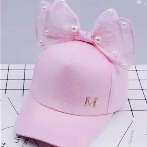 Kids BIG BOW Ball Hat - Picture 6 of 10